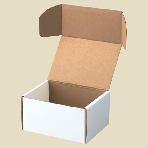 【10枚】ギフトボックス ホワイト 13×9.8×6.8cm【 ギフト ラッピング ボックス 箱 白 ダンボール約1.5mm厚 ストア・エキスプレス 】 61-286-2-6_36092-365