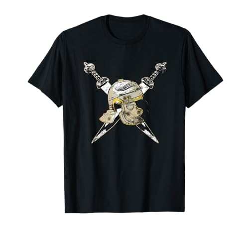Roman Soldier Imperial Gallic Helmet Gladius Ancient Rome T-Shirt