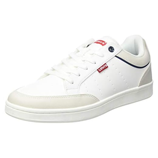 Levi's Billy 2.0, Zapatillas Hombre, Brilliant White, 44 EU