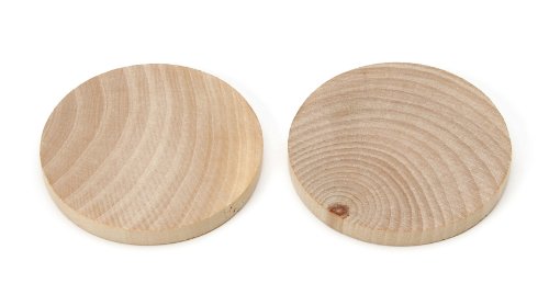 Darice Legno Rotondo Disc - 2 - 3/8 x 1/10,2 cm