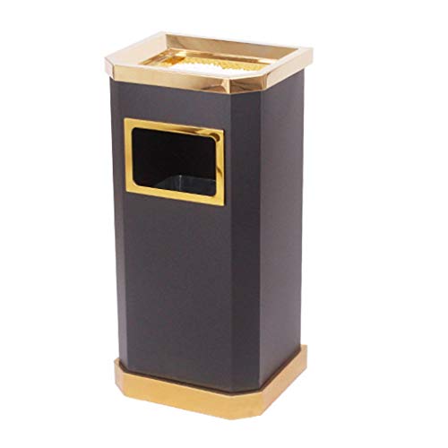 Caneca de basura de acero inoxidable 25.59x12.2x10.24 pulg miniatura 7