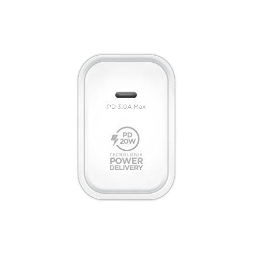 Carregador de Parede USB-C Inteligente Carga Rápida Branco - WCPD ELG