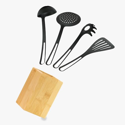 Thiru 4-teiliges Küchenhelfer Set - Silikon - Pfannenwender - Spülmaschinengeeignet - Made in...