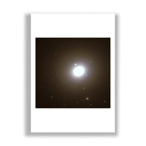 Télescope Hubble NGC 1399 affiche géante pour la décoration d'un salon moderne