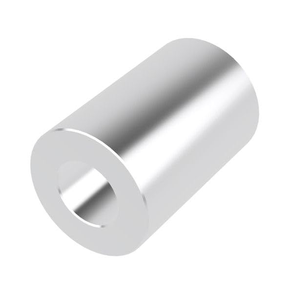 Aluminum Spacer 5/8" OD x 5/16" ID x Choose Your Length, Round Spacer Unthreaded Standoff Bushing Plain Finish, Fits Screws Bolts 5/16" or M8 by Metal