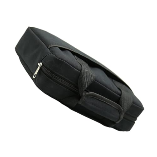 COSMEVIVI Hard Shell Guitar Effects Case Oxford Fabric Waterproof Storage Box Compact Gig Bag Comfortable Handle for Electric Guitar