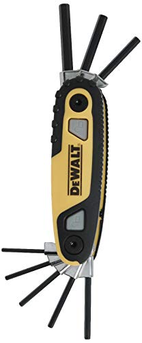 Dewalt Hex Key Set, Sae, Folding/Locking, 8 Keys (Dwht70262M) #TOP2