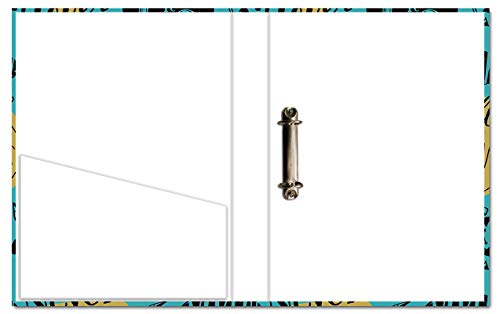 Image of Paper Plane Design 2D Folder Case, A4 Size, Ring Binder File Folder, Can Use in Office /Hospital /Banking /Account /School Documents, Bills & Certificates