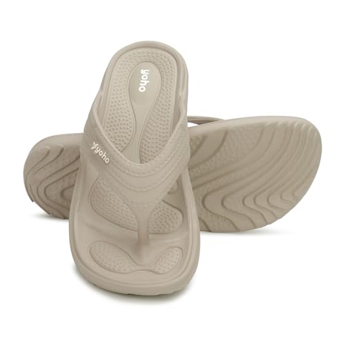 YOHO Drizzle Soft Slippers for Women, Mild Acupressure, Lightweig...