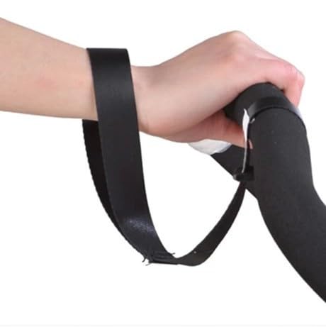 RuiJOTWAT Stroller Wrist Strap With Hook Anti-Slip Child Safety - Black