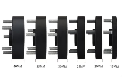 Entretoises de roues de voiture 5x114.3 CB 66.5mm en aluminium 15mm 2 pièces - 6