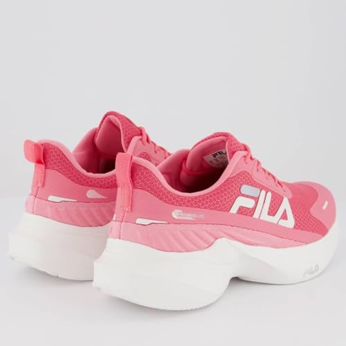 Tenis Fila Progress Lite Feminino Rosa e Branco 36