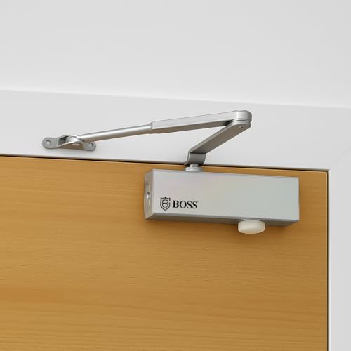 Image of B BOSS Heavy Duty Door Closer Normal Arm Rack & Pinion Mechanism | Dual Speed Adjustable | No Oil Leakage - 2 Year Warranty - Made in India (80Kg Capacity Max Door Width 1100mm)