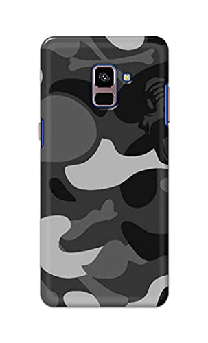 Image of Printed Hard Back Cover Case for Samsung Galaxy A8 Plus | A8+ Back Cover (Army Pattern) -702