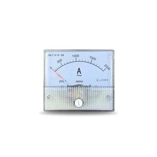 Ampèremètre AC 2000-5A aiguille 85L1 pour indicateur de courant de panneau
