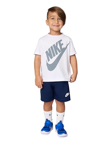 Image of Nike Boys' Dri-FIT Sportswear T-Shirt and Mesh Shorts 2-Piece Outfit Set