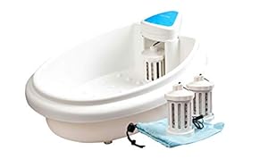 HydroSana Fuß-Elektrolysebad Komplett-Set Weiß