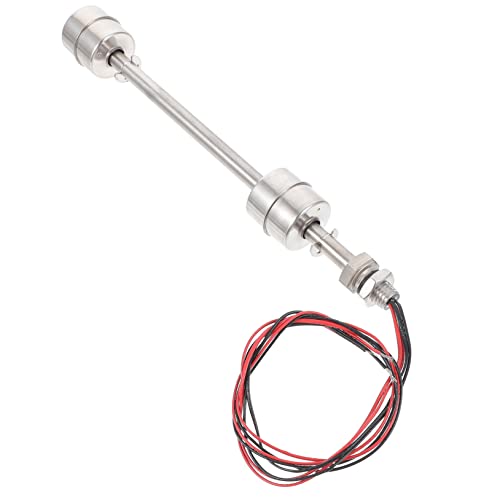 jojofuny 1 Pieza Controlador De Nivel De Agua Tanque Detector De Fugas De Agua Jarra De Filtro De Agua Flotador Depósito De Agua Grifo Alarma De Agua Motorizado Acero Inoxidable Silver