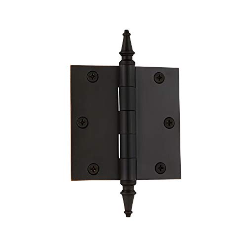 Image of Nostalgic Warehouse Steeple Tip Residential Door Hinge with Square Corners