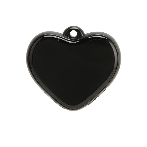 Grabadora Activada por Voz, Grabadora de Audio Digital en Forma de Corazón, Mini Grabadora de Voz con Auriculares, Grabación con un Clic, Eliminación en Línea, Dispositivo de