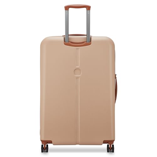 Image of DELSEY PARIS Lucette 76 cms Large Check-in ABS /Polycarbonate Hard Sided 8 Wheels and Expandable Spinner Suitcase /Trolley Bag for Travel with TSA Lock- Sand