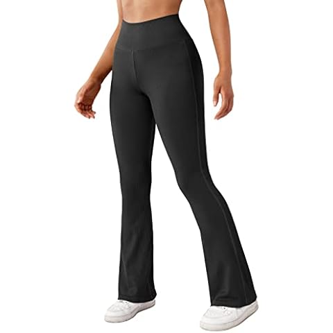 DOULAFASS High Waisted Flared Yoga Pants Cover