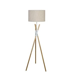 MIMIOOORE Modern Living Room creativo divano pavimento Tripod Floor Lamp creativo Camera Floor Lamp (Color : Linen)
