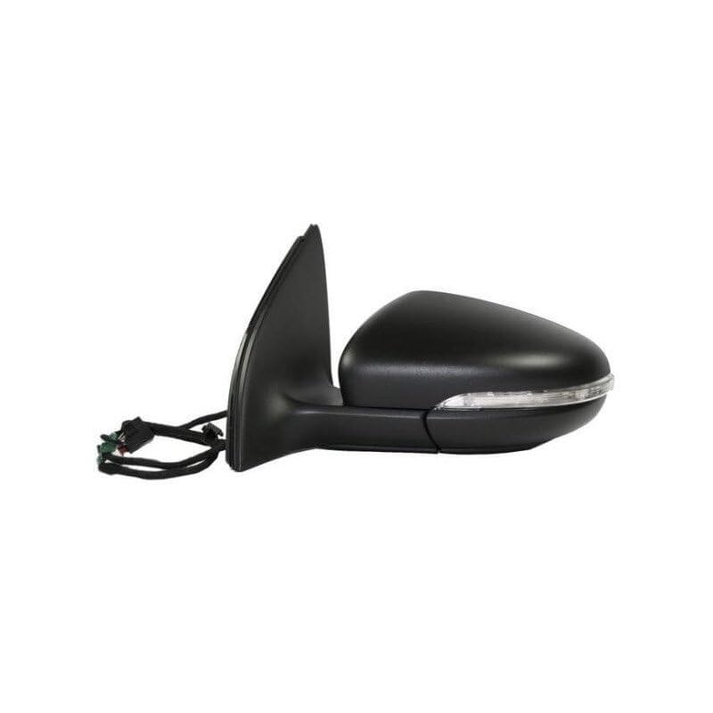 Rétroviseur électrique gauche noir chauffant compatible avec Volkswagen Golf 6 2008-2012