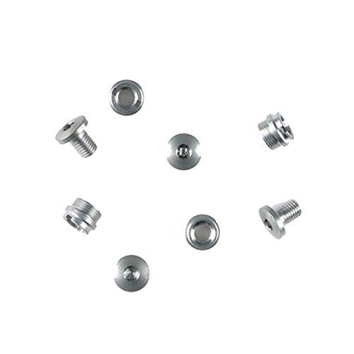 Hogue 01899 1911 Grip Screws, Government & Officers Model, 4 Hex Head & 4 Bushings, Stainless