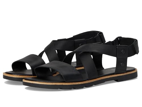 Sandales Ella III Crisscross Sorel Noir 37.5 légères à brides élastiques confort