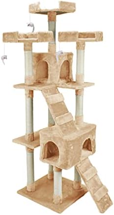 TIRAGRAFFI PER GATTI Albero Parco Giochi Gioco Tira Graffi Per Gatto Da