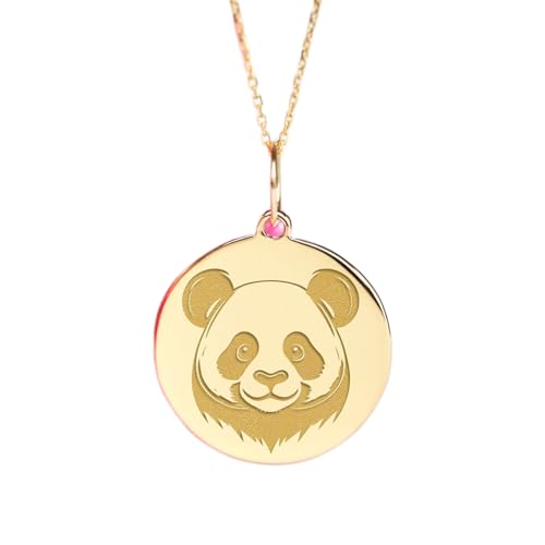 Collier pendentif panda en argent plaqué or, l'accessoire idéal pour sublimer vos looks d'été