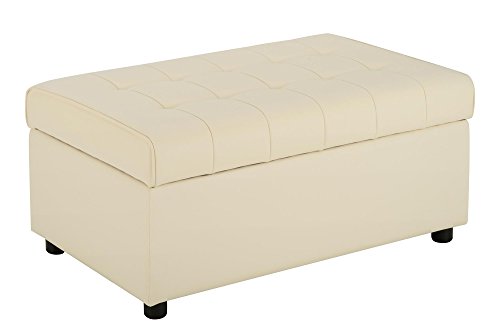 DHP Emily Rectangular Storage Ottoman, Modern Look...