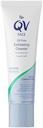 QV Face Oily Skin Exfoliating Polish 75g - Gentle Exfoliant for S...