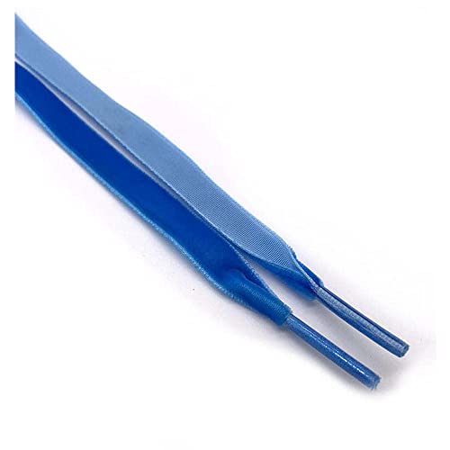 GIVBRO Platta skor snören sammet satinband snören skotillbehör för sportskor sneakers stövlar – 120 cm (#D)