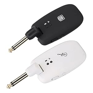 Draadloos Gitaarsysteem, 6.35mm Audio Plug Audio Gitaar Zender Ontvanger Set Met Gitaar Draadloze Ontvanger voor…