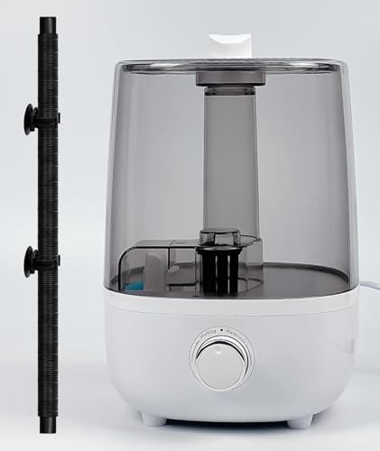 Reptile Fogger Humidifier Fog Machine Mister with 4L Visible Tank，with Dry-Run Protection Compatible with All Terrariums and Enclosures, Ideal for Reptiles/Amphibians/Plants/Herps/Vivarium/Moss