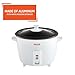 IMUSA USA GAU-00013 Electric Nonstick Rice Cooker 8-Cup (Uncooked) 16-Cup (Cooked), White