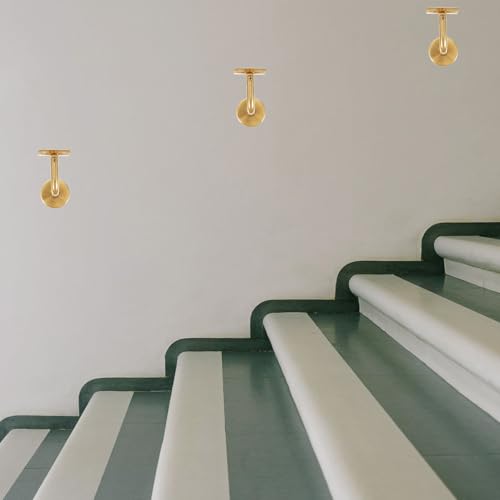 Soportes de pasamanos para reformas de escaleras interiores de diseño 5