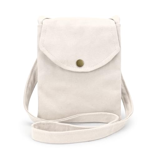 Energather Bolso Mujer Pequeño Mini Ultraligeras, Bolso Mujer Bandolera en Lona para Mujeres y Niñas, Bolso Pequeño Compactas para Compras, Viajes y Paseos