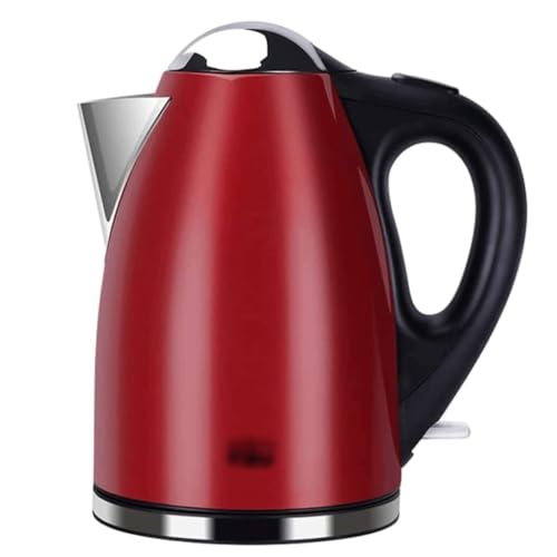 Hervidor eléctrico acero inoxidable 1.7L rojo