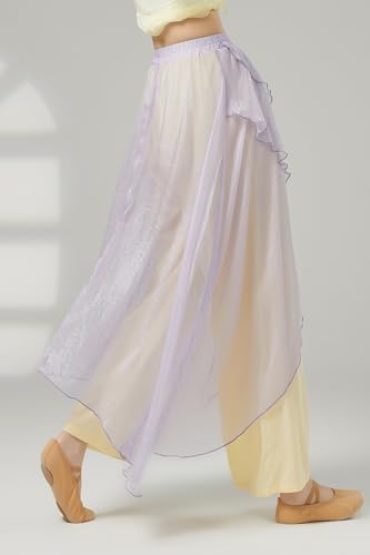 Pantalons chiffon fluides larges amples légers volants chic femmes - 2