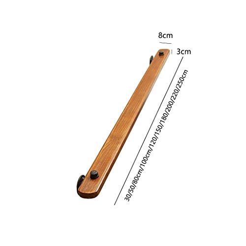 Main courante en bois pour escalier intérieur loft rampe appui 100cm - 3