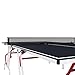 GOWE Full Size Ping Pong Table, Folds into Quarters, Portable Table Tennis Table with Net, Paddles, Balls, MDF, Charcoal Gray