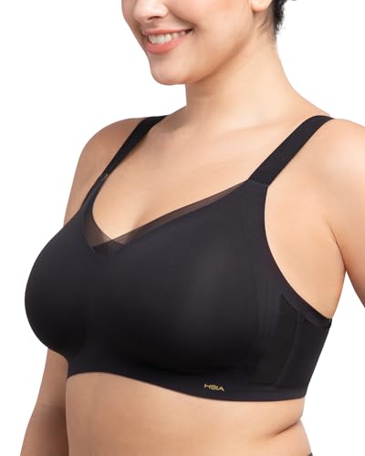 HSIA Bra for Women No Underwire - Full Coverage Crossover Seamless Bra with Support Comfort, Small to Plus Size2