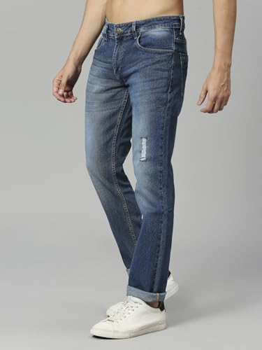 Image of Thomas Scott Men's Regular Fit Mid Rise Mid-Rise Stretchable Jeans