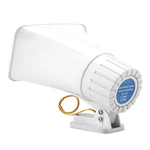 Wedinard ABS Fire-Retardant Shell Alarm Siren, Emergency Siren, Portable Durable for Doorway Gas Leakage Alarm Alarm Host for Balcony