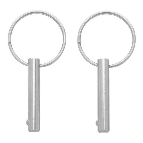 Yardwe 2 pasadores de liberación de Capota Bimini, pasadores de fijación para Capota de Barco, herrajes para Bimini, Accesorios para fijación de de Barco.