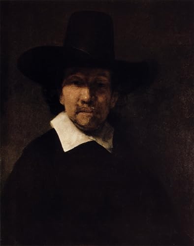 Impression toile Rembrandt Jeremias De Decker, art mural salon 60x90cm