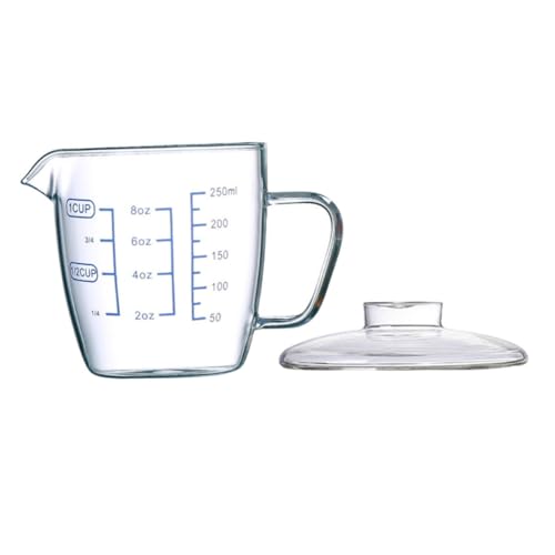DINHEAROM Taza De Desayuno Taza De Leche Taza Medidora Tazas Taza Con Aislamiento De Doble Pared Tazas De Café Transparentes Taza Medidora Taza De Café Taza De Agua Botella Bebida Café Con